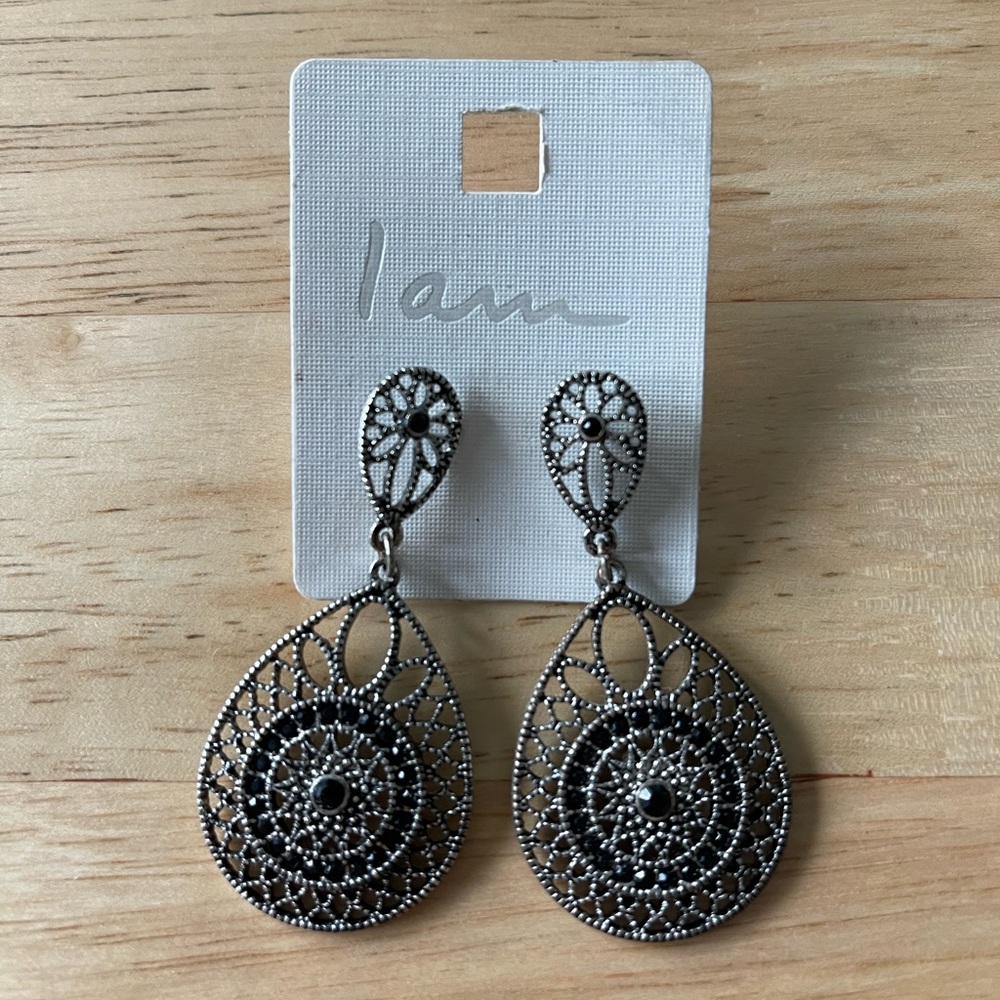I am | Silver earrings